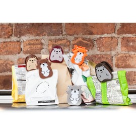 Kikkerland Woodlands Bag Clip, Set of 6