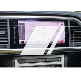 BIXUAN 9,2 zoll Displayschutzfolie für Seat Ateca FR Arona ibiza 2021 2022 2023 Navi Navigation Schutzfolie Transparent 9H Gehärtetes Tempered Glas Schutz GPS Displayschutz Folie