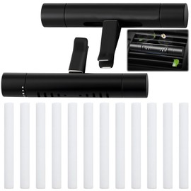 2pcs Car Air Diffuser Vent Clips for Essential Oils with 12 Odorless Cotton Cores for Women Men Automotive Fragrance Decoration Accessories for Cars Chirismas Birthday Present