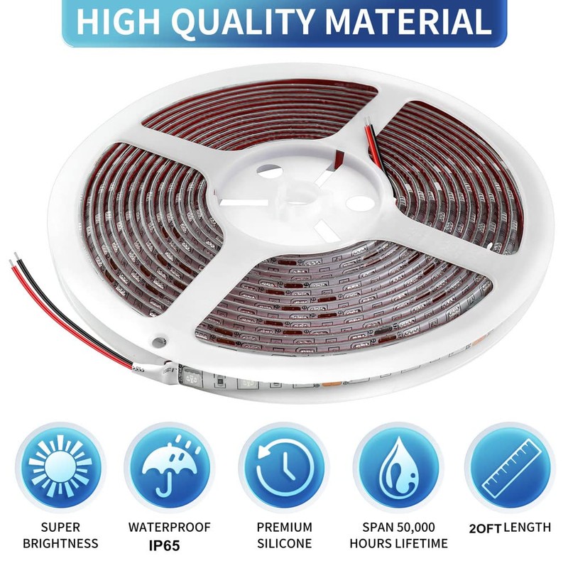 HOKIION Pontoon Led Boat Lights, 12V 20FT Marine Led Strip