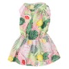 Dog Dress Romantic Classic Leaf Pattern Soft Comfortable Doggie Princess