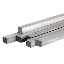 6 pieces stainless steel square bar 6 x 6 x 305 mm square bar square steel for DIY projects, DIY work or industrial applications