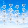 Ouraqto Heart Bird Scare Discs Set 4PCS Bird for Outside