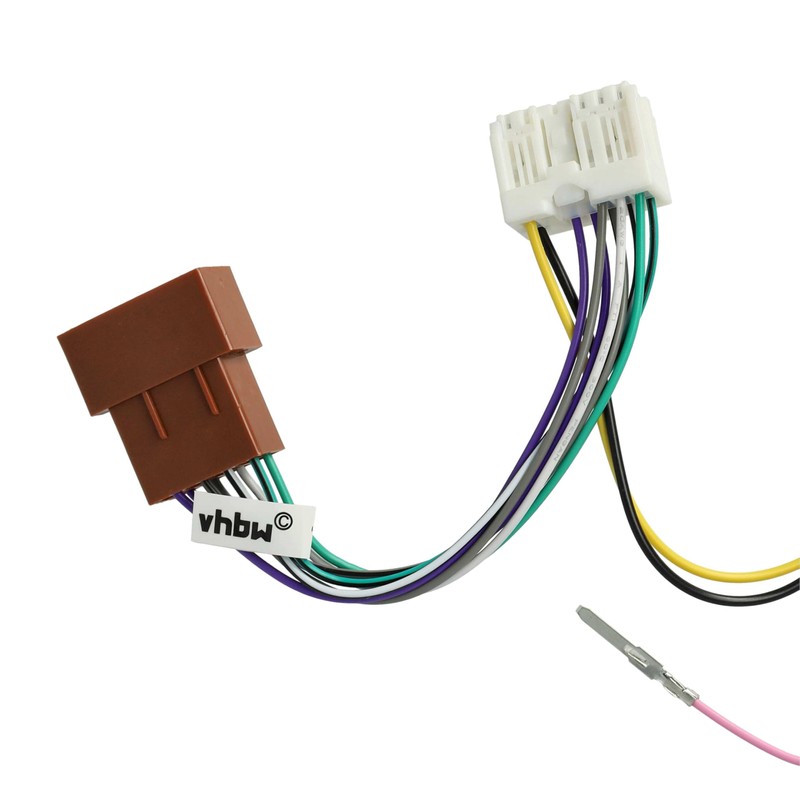 vhbw Car Radio ISO Adapter Compatible with Renault Trafic from