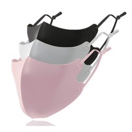 夏用マスク 冷感 UVマスク 小顔効果 フェイスマスク フェイスカバー 花粉症対策 通気 日よけカバー Aセット3枚