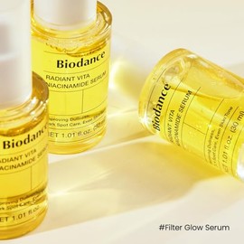 BIODANCE Radiant Vita Niacinamide Serum, for Even Tone Dark Spot Care with Vitamin C, Hydrating for Sensitive Skin, Filter Glow Serum, Korean Skin Care, Mothers Day Gifts | 1.01 floz