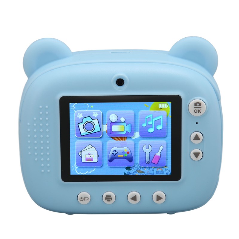 Instant Camera 2.4in IPS Screen Dual 24MP Camera USB Charge