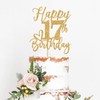 Decoración para tartas de feliz cumpleaños número 17, decoraciones de