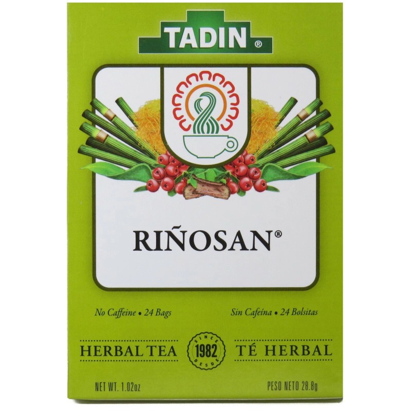 Tadin Riñosan Herbal Tea, Made in USA, 24 Bags (6