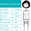 YBEK G8 Halogen Light Bulbs 35W 120V 2Pin Xenon Under