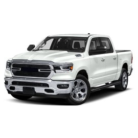 Side Step Bars Compatible with 2019-2025 Ram 1500 Quad Cab Black 4.5 Inch Nerf Bars Running Boards