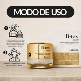 Crema Lamelin B-TONIX Anti Edad con Péptidos y Ácido Hialurónico, 50 mL