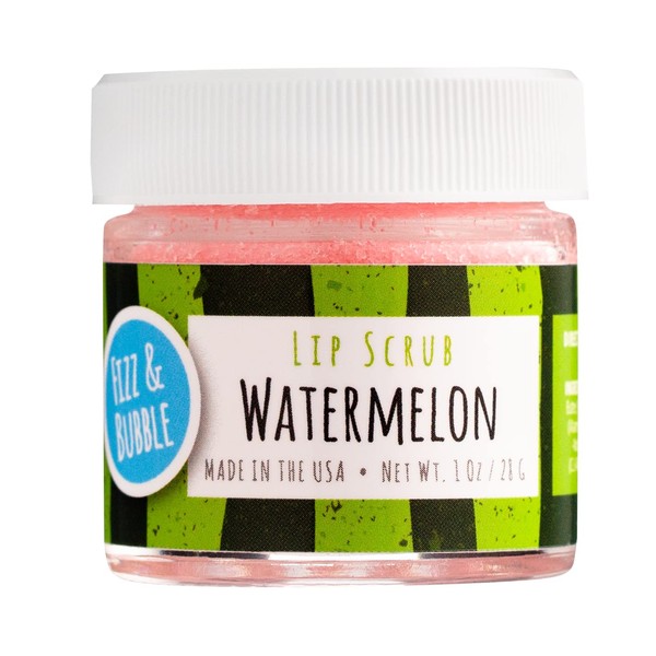 Fizz & Bubble Premium Lip Scrub for Exfoliating, Moisturizing, and Repairing your Lips (Watermelon)