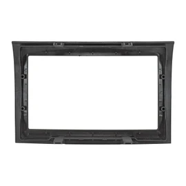 tomzz Audio 2414-050 Double DIN Radio Faceplate Compatible with Fiat Ducato III (250 251) from 2006 HQ Version Piano Black Car with Radio Preparation