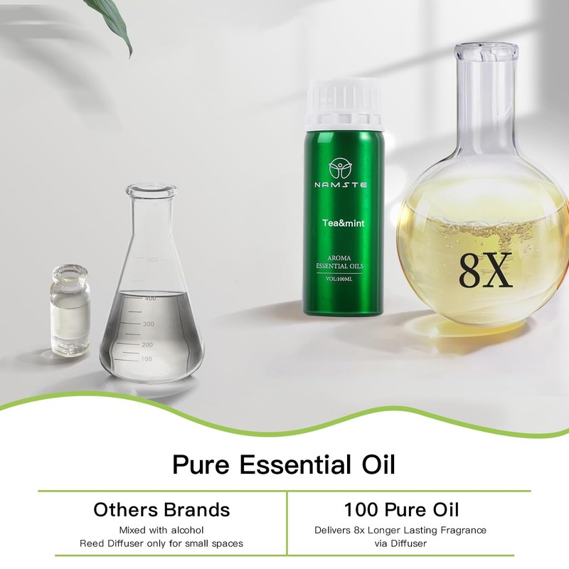 NAMSTE Tea Tree & Peppermint 3.38 Fl Oz Essential Oil