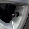 for Mazda CX5 Black Metal Tire Valve Stem Cap Covers