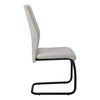 Monarch Specialties I CHAIR-2PCS / 39" H Fabric/Black Metal DINING