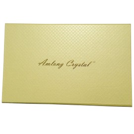 Amlong Crystal Wedding Champagne Flutes Set of 2 Glasses