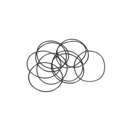 sourcing map Nitrile Rubber O-Rings 35mm OD 33mm ID 1mm Width Metric Seal Pack of 10