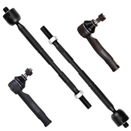 SCITOO 4pcs Suspension Kit Fit 2005-2010 For Scion tC - Outer Inner Tie Rod End