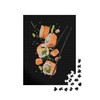 puzzleYOU: 500 Piece Jigsaw Puzzle "Sushi Rollers Between Sticks, Black
