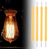 HOLIDYOYO 100pcs Warm Edison Bulb LED Filament Flexible Lamp Parts