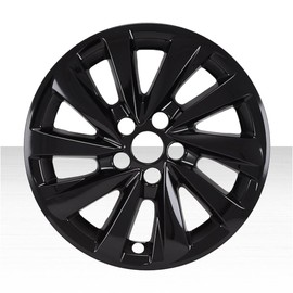 Set of 4 17" 10 Spoke Snap-On Wheel Skins for Toyota Camry LE 2021-2025 - Gloss Black
