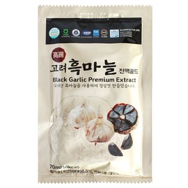 Goryeo Black Garlic Extract Gold (single bag), 1 unit, 70ml / 고려 흑마늘진액 골드 (낱봉), 1개, 70ml