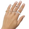 Guess Ring Update Women's Stackable Ring Set Of 9, Multi,