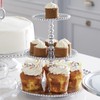 Mariposa Pearled 3-Tiered Cupcake Server