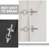 DIYEAH 2 Sets Metal Coat Toggle Buckle Clasp, Zinc Alloy
