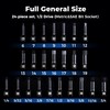toolant 1/2" drive impact hex bit socket set 24PCS,Hex Drive,