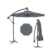 HarmonyHealth 10FT Cantilever Patio Umbrella with Cross Base, Outdoor Offset