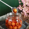 Olive Spoon with Drain Hole,Stainless Steel Pickle Spoon Slotted Spoon