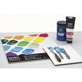 Liquitex BASICS Paper Pad, 140lb, 9" x 12", 12 sheets