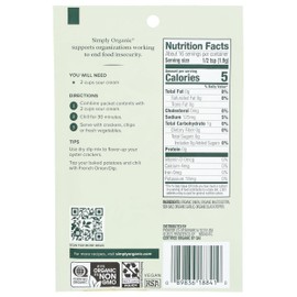 Simply Organic Dip Mix, French Onion, 1.1 oz