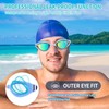Nearsighted Swim Goggles, Shortsighted Optical Swimming Goggles No Leaking Anti