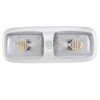 RecPro RV 12v LED Double Dome Lighting Fixture Includes Switch