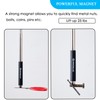 Telescoping Pickup Grabber Tool Magnetic Pole with 2 Hook and
