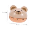 LIFKOME 1Pc Khaki Mechanical Timer for Cartoon Reminder Easy Operation