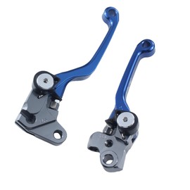 TIRGE Motorcycle CNC Foldable Pivot Clutch Brake Lever Handle for WR250F WR 250F 2017-2020 WR450F WR 450F 2016-2020 (L65r65B)