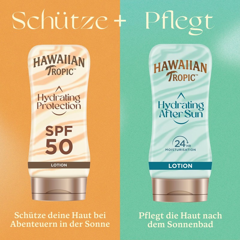 Hawaiian Tropic Pack of 1, Silk Hydration Protective Sun Lotion,