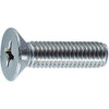 TRUSCO B06-0204 Flat Head Small Screws, Stainless Steel, Full Screw,