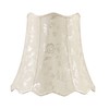 Aspen Creative 34067, Handsewn Pagoda Ivory Spider Shade, Jacquard Textured