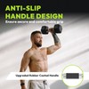 HANDBODE Hex Rubber Dumbbells - Enhanced Grip for Secure &