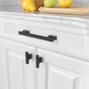 Amerdeco 10 Pack Matte Black Cabinet Pulls 5 Inch(128MM) Hole