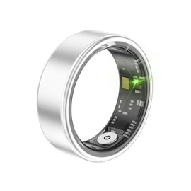 Fitness Smart Ring, Aluminium Alloy Sports Ring Health Tracker, Multifunction Ring with 50 Meters Water Resistant Technology (11#)