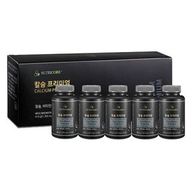 Nutricore Calcium Premium 1 box (4+1 pieces)/No Calcium Vitamin D Vitamin K / 칼슘 프리미엄 1박스 (4+1개입)/칼슘 비타민D 비타민K 없음