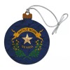 Unbranded Rustic Distressed Nevada State Flag Wood Christmas Tree Holiday