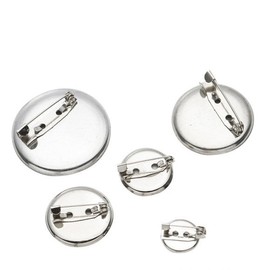 Round brooch pin base / 1.9cm / 2.4cm / 3.0cm / 3.6cm / 원형 브로치핀대/1.9cm/2.4cm/3.0cm/3.6cm